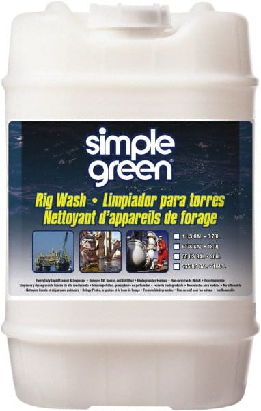 Simple Green Rig Wash Cleaner & Degreaser, 5 gal Pail - 42543884