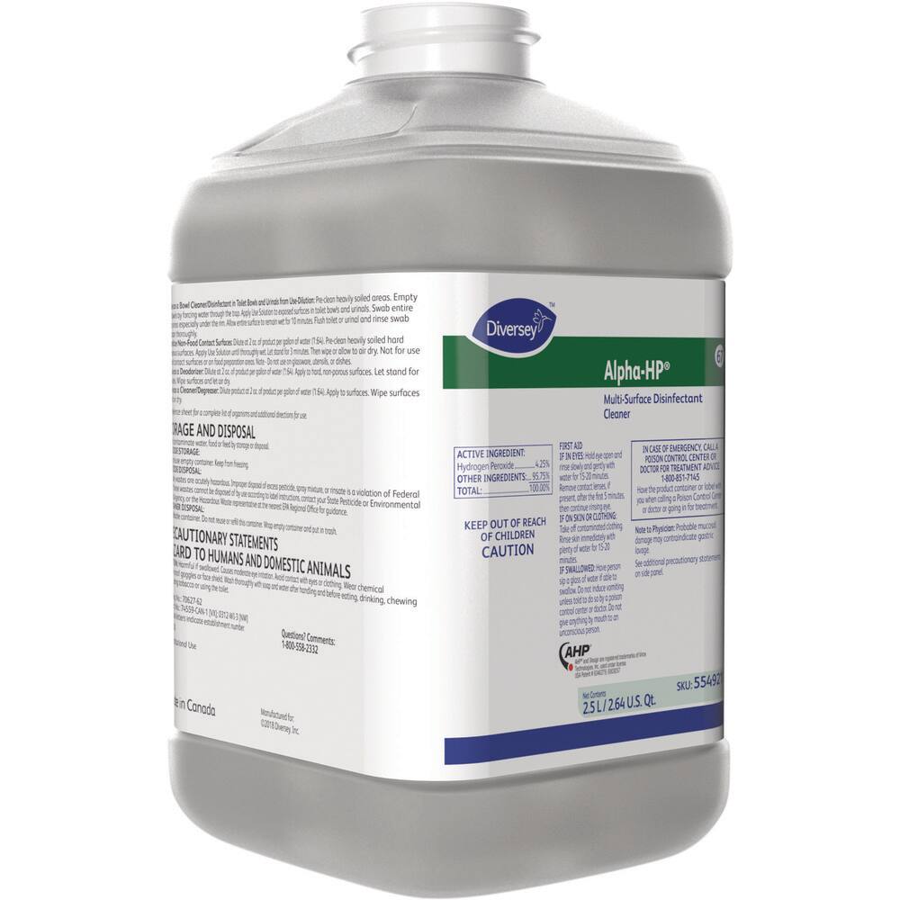 Diversey All-Purpose Cleaner:  2.5 L, Bottle,  Disinfectant - 85418234