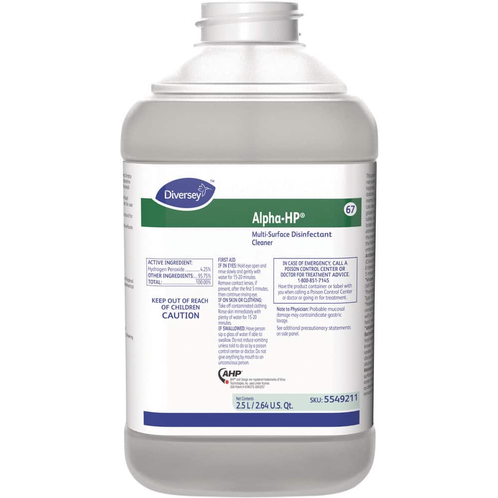 Diversey All-Purpose Cleaner:  2.5 L, Bottle,  Disinfectant - 85418234