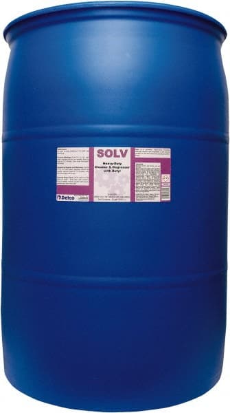 Detco Solv, 55 Gal Drum, Alkaline & Butyl Cleaner/Degreaser - 33701467