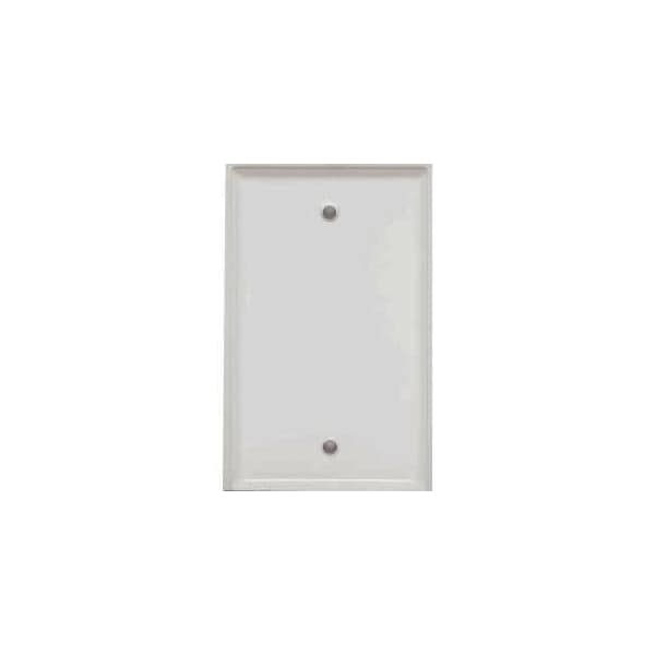 Mulberry Number of Gangs: 1 Steel, Semi-Gloss Finish, White - 86151