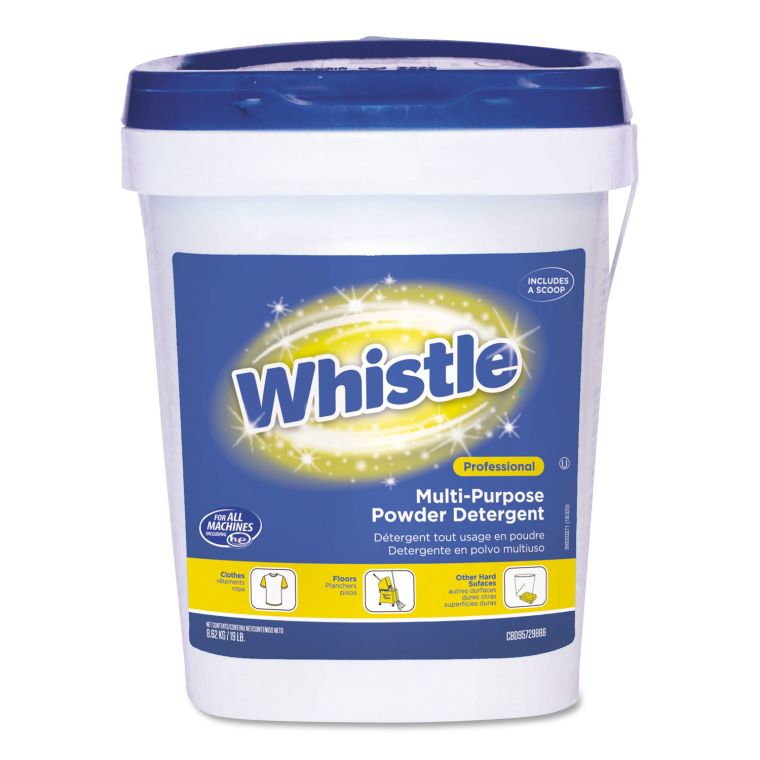 Diversey Whistle Multi-Purpose Powder Detergent, Citrus, 19 Lb Pail - AF7482