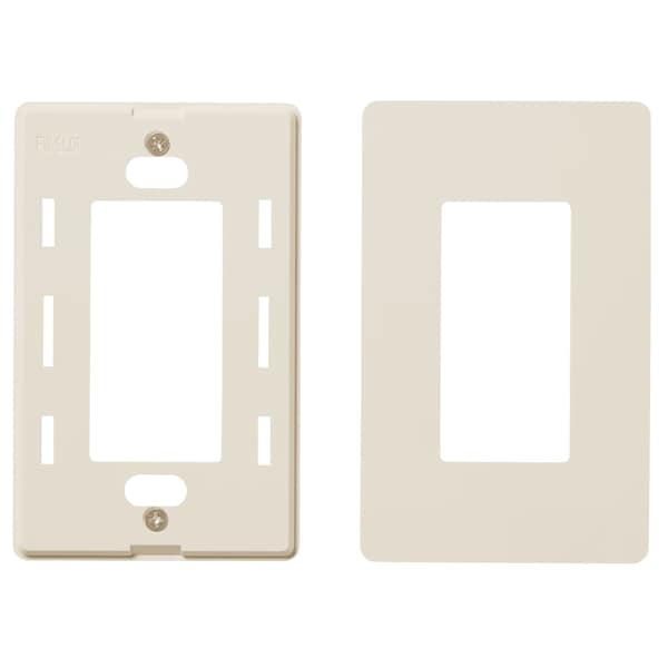 Faith Wall Plate, Number of Gangs: 1-Gang Plastic, Light Almond - SWP1-LA-08