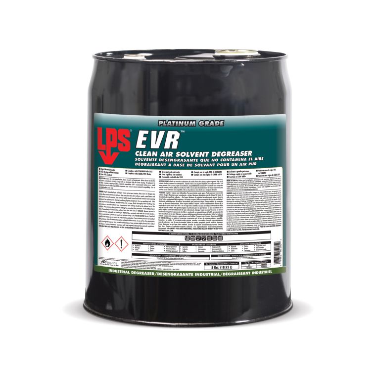 LPS LPS 05205 EVR Clean Air Solvent Degreaser, 5gal. Pail - ITW-05205