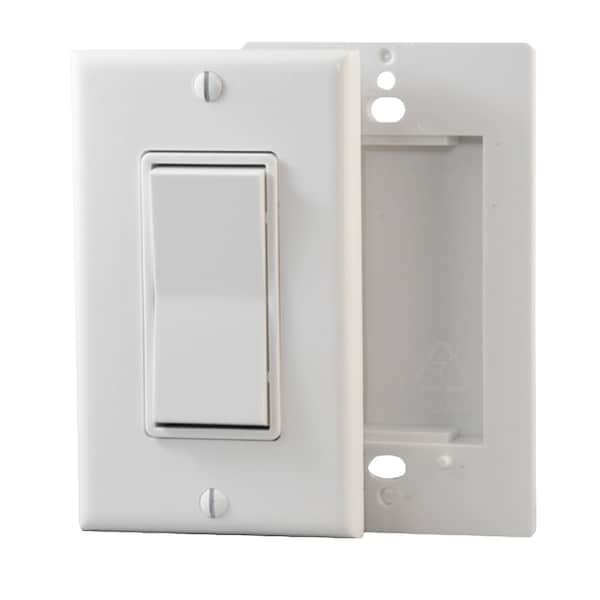 Functional Devices-Rib EnOcean 902 MHz Wireless Wall Transmitter Switch with Barrier and Cove - WWS2-EN3