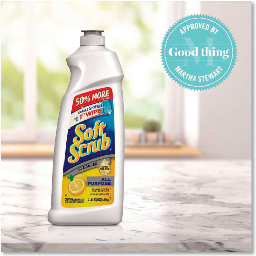 Soft Scrub Soft Scrub® Soft Cleanser, Lemon, 36 oz. Bottle, 6 Bottles - 15020 - WBB260576