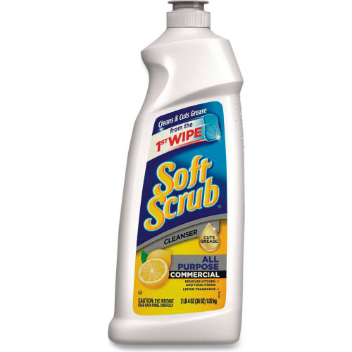 Soft Scrub Soft Scrub® Soft Cleanser, Lemon, 36 oz. Bottle, 6 Bottles - 15020 - WBB260576