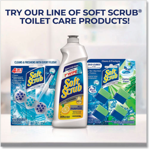 Soft Scrub Soft Scrub® Soft Cleanser, Lemon, 36 oz. Bottle, 6 Bottles - 15020 - WBB260576