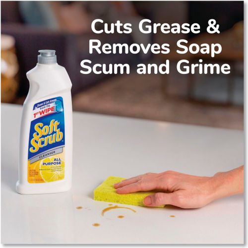 Soft Scrub Soft Scrub® Soft Cleanser, Lemon, 36 oz. Bottle, 6 Bottles - 15020 - WBB260576