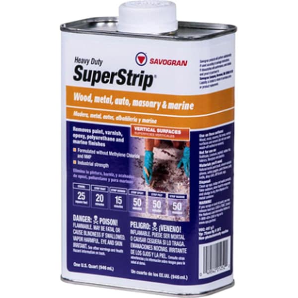 Cling 1 qt. Superstrip DCM Free Paint Stripper - Black - CL3351097