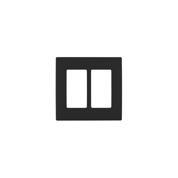 Leviton WALLPLATES RENU 2 GANG WLPLT ONYX BLACK - REWP2-OB