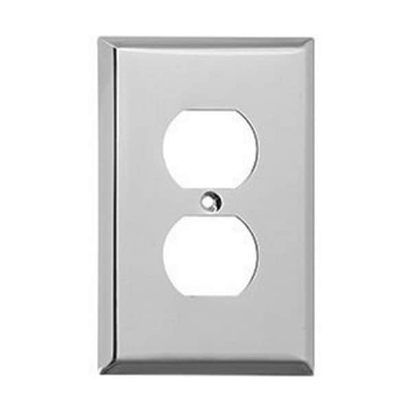 Mulberry Number of Gangs: 1 Steel, Polished Chrome Finish, Silver - 83101