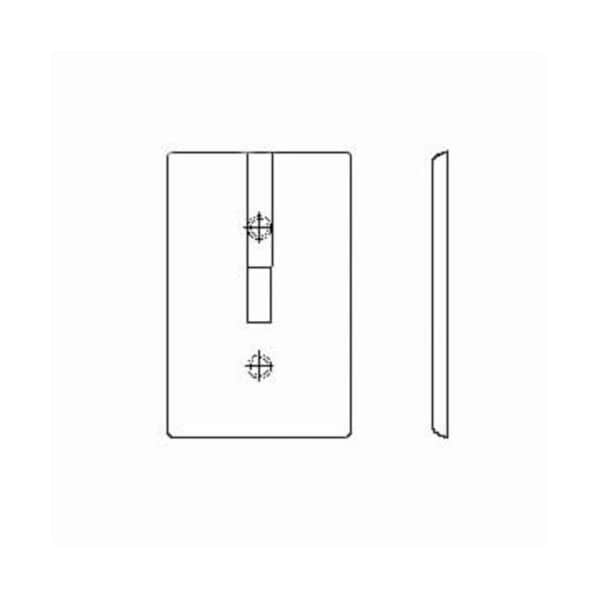 Leviton Decora 2 Gang Coverplate - 80609-W