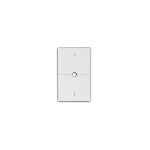 Leviton 1-Port Split Wallplate, Unloaded .406" Hole, Ivory - N751-I