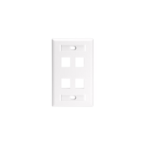 Leviton Number of Gangs: 1 ABS, White - 42080-4WL