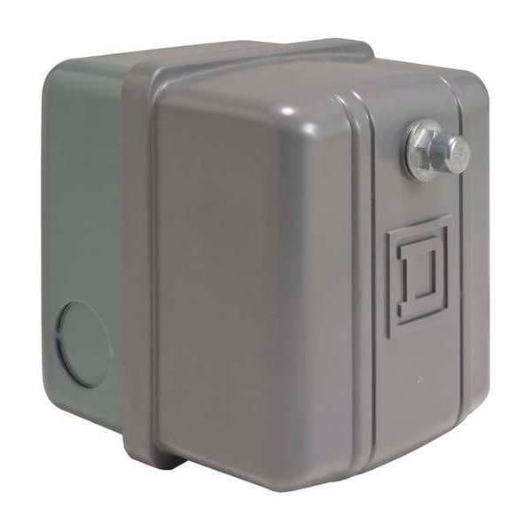 Interruptor de presión Telemecanique Sensors, (1) puerto, 1/4 pulgadas FNPS, DPST, 5 a 80 psi, acción estándar - 9013GSG2J23PRZ