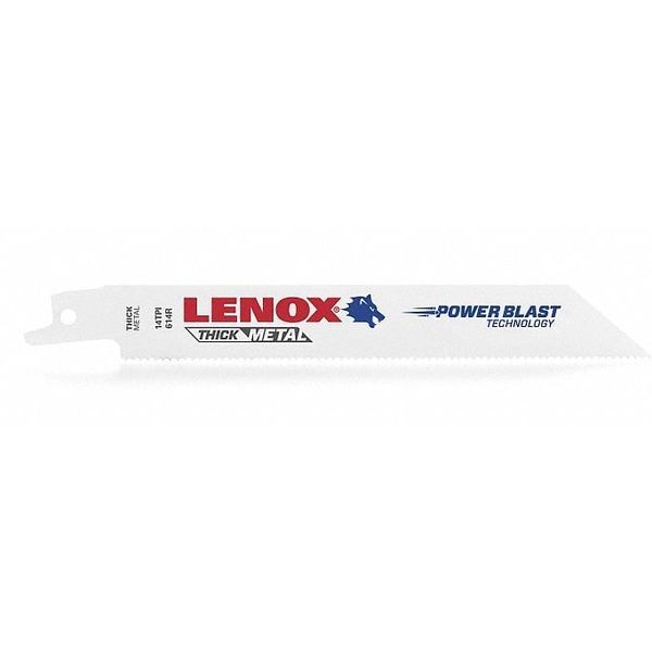 Lenox 6" L x Metal Cutting Reciprocating Saw Blade - 22756OSB614R