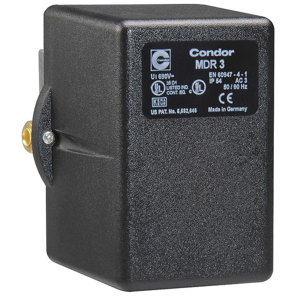 Interruptor de presión Condor Usa, (1) puerto, 3/8 pulg. FNPT, 3PST, 60 a 232 psi, Acción estándar - 31KEXEXX