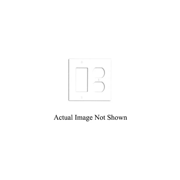 Leviton Wallplates Standard Wallplate Dup Recep-Dec Ivory - 80746-I