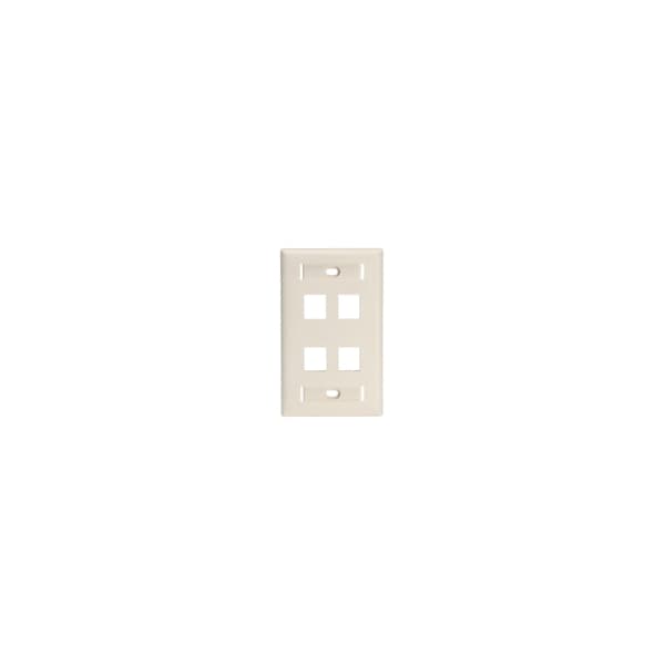 Leviton Number of Gangs: 1 ABS, Light Almond - 42080-4TL