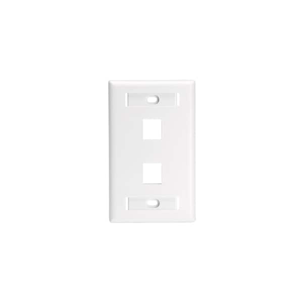 Leviton Number of Gangs: 1 ABS, White - 42080-2WL