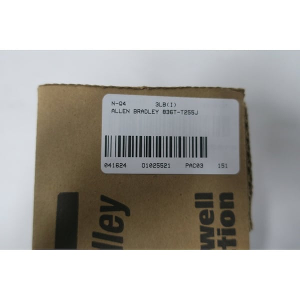 Interruptor de presión Allen Bradley 40-450PSI 120-600V-CA - 836T-T255J