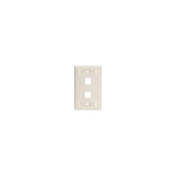 Leviton Number of Gangs: 1 ABS, Light Almond - 42080-2TL