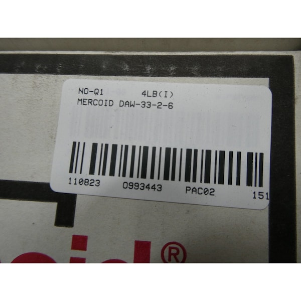 Interruptor de presión Mercoid 5-100PSI 120/240/440V-AC - DAW-33-2-6