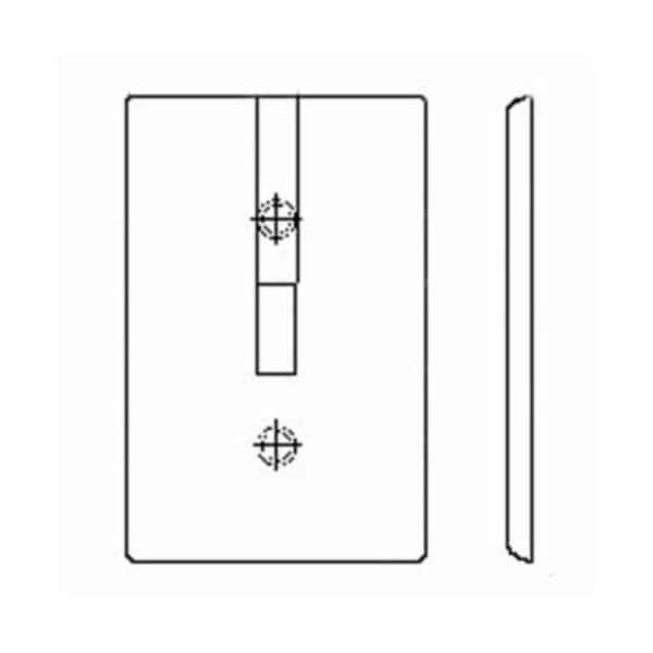 Leviton Wallplates 1 Gang 1.406 Wlplt Midway Brown - 80504