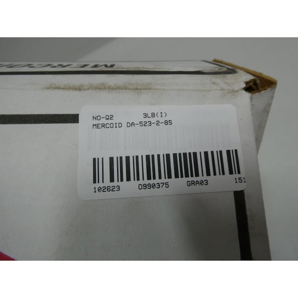 Interruptor de presión Mercoid 1/4IN 10-200PSI 120/240V-CA 120/240V-CC - DA-523-2-8S