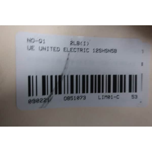 Switch de presión Ue United Electric de 25-65Psi - 12SHSN5B M446 M513