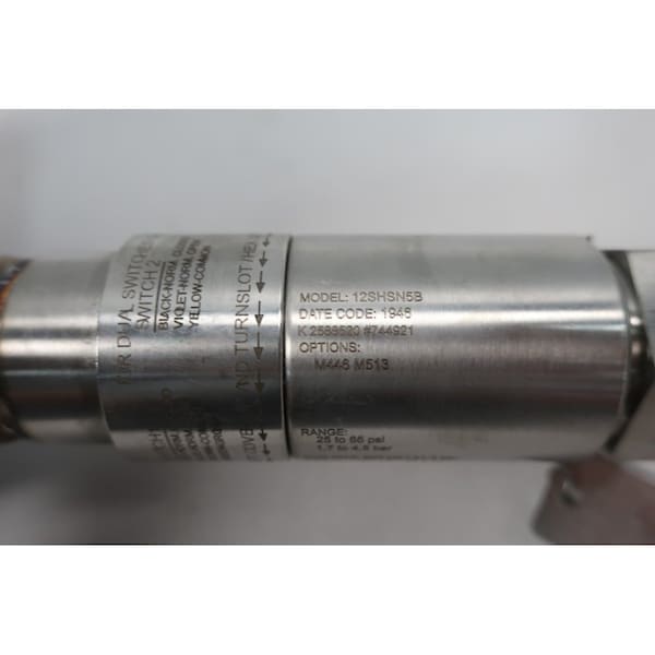 Switch de presión Ue United Electric de 25-65Psi - 12SHSN5B M446 M513