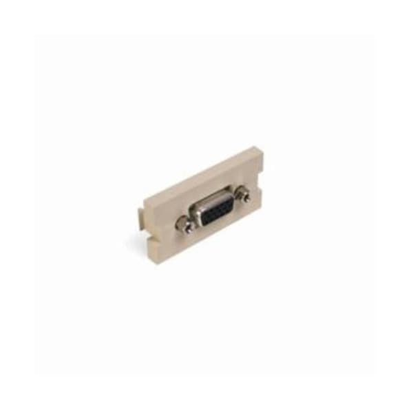 Leviton WALLPLATES MOS 1U HD15 FTHRU IV - 41293-HDI