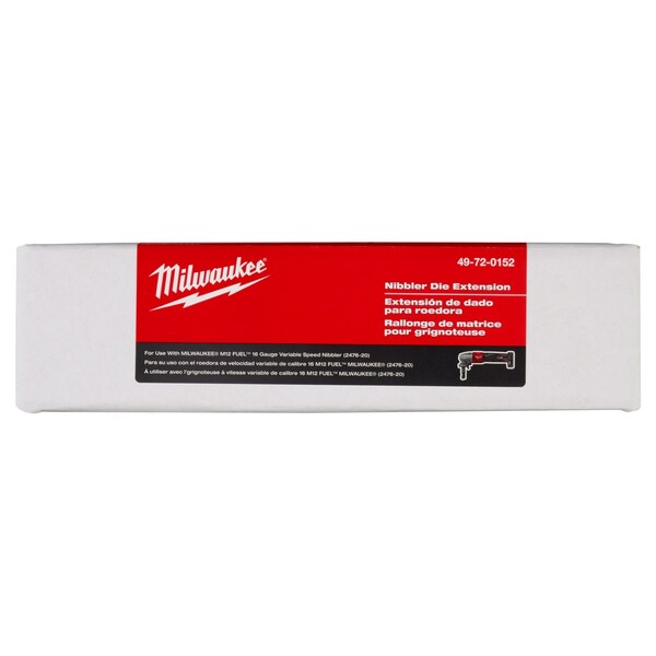 Milwaukee Tool Die Holder Extension for M12 FUEL 16 Gauge Nibbler - 49-72-0152