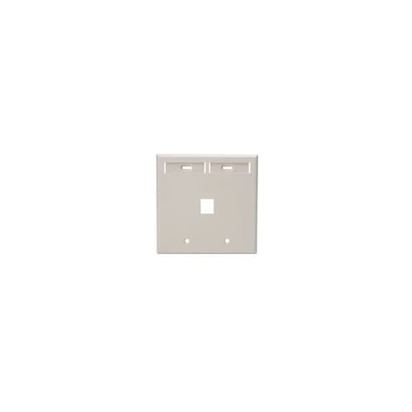 Leviton Number of Gangs: 2 High-Impact Plastic, Light Almond - 42080-1TP