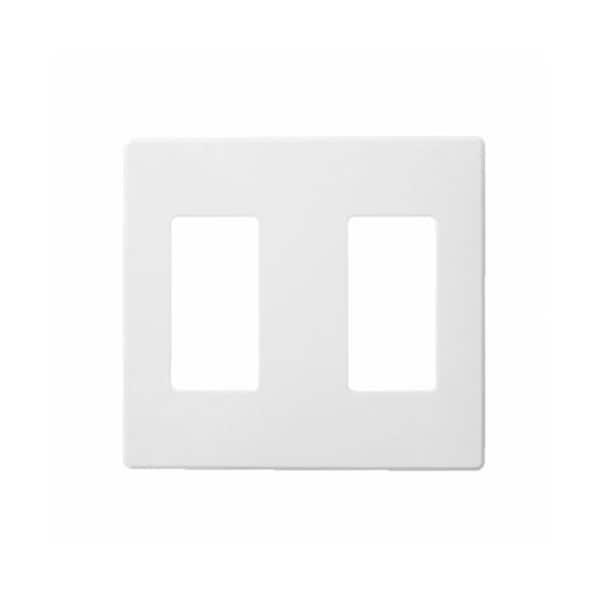 Leviton Dimmer Switch Renii Plate-2N0W-0Fin-W - AWP00-20W