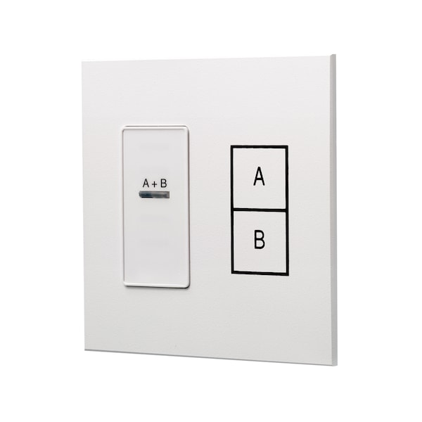 Leviton LIGHTING CONTROLS DIMEN ROOM STN 2 RMS W 1 MVBL WALL - D42CS-1W