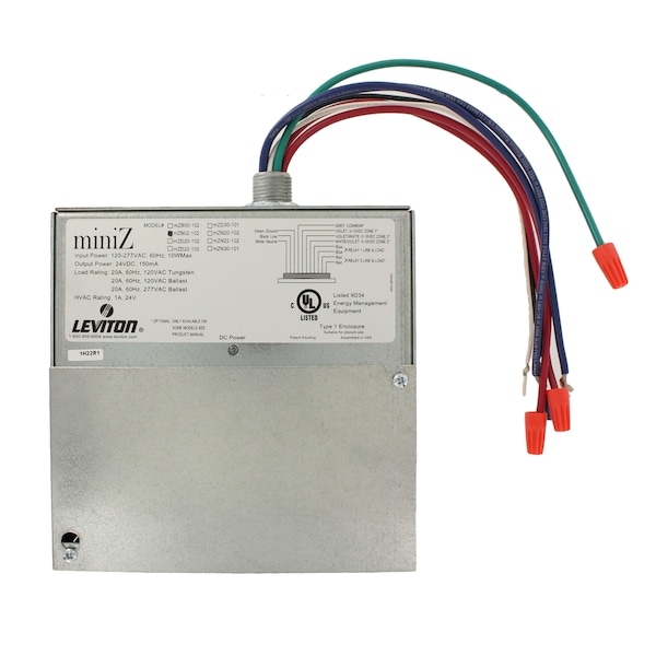 Leviton DIMMERS AND ACCESSORIES MINIZ 2 ROOM, SWITCHING - MZB02-102