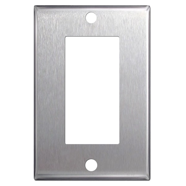 Electriduct Stainless Steel Wall Plates Light Switch Covers - Electriduct - WP-ED-SS-1G-1R-5PK