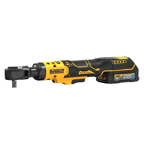 Dewalt Cordless Ratchet, 1-3/16" W Head, 250 rpm - DCF512GE1