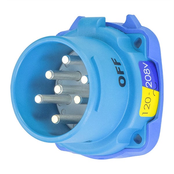 Meltric 33-18167-972-4X-A155 INLET TYPE 4X WATERTIGHTNESS WITH NO LOCKOUT HOLE - 33-18167-972-4X-A155
