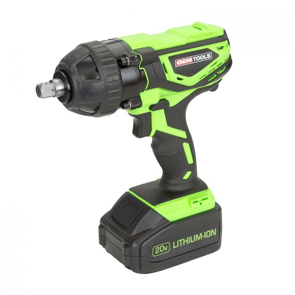 Oemtools 1/2" Drive Li-ion Impact Wrench, Heavy Duty - 24481