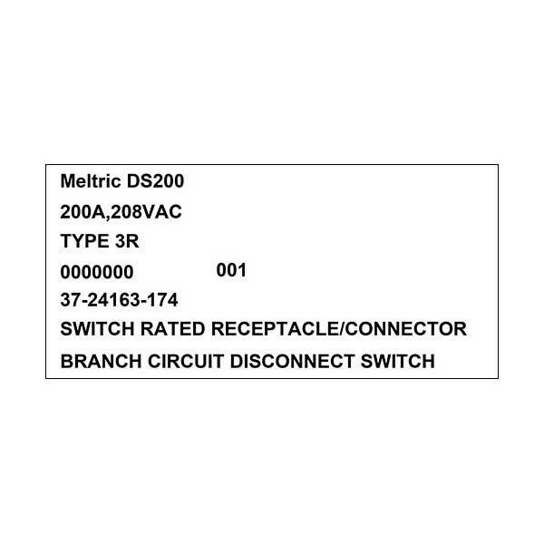 Meltric 37-24163-174 RECEPTACLE - 37-24163-174