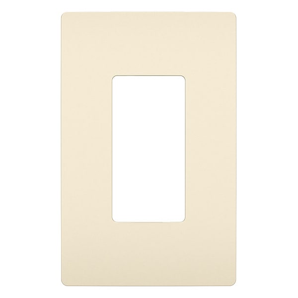 Zoro Select Rocker Wall Plate, Number of Gangs: 1 Plastic, Smooth Finish, Ivory - RWP26LA