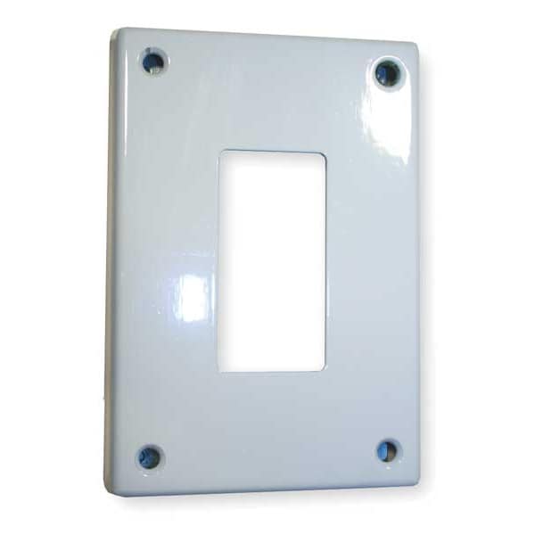 Hubbell Security Series, Number of Gangs: 1-Gang Steel, Zinc Plated, Powder Finish, White - SWP26