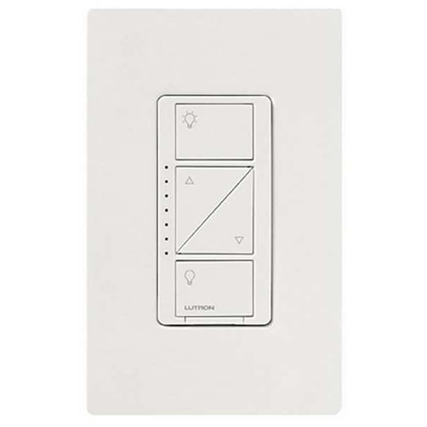 Lutron Lght Dmr, Switch Only, 120V AC, Wht - PD-10NXD-WH