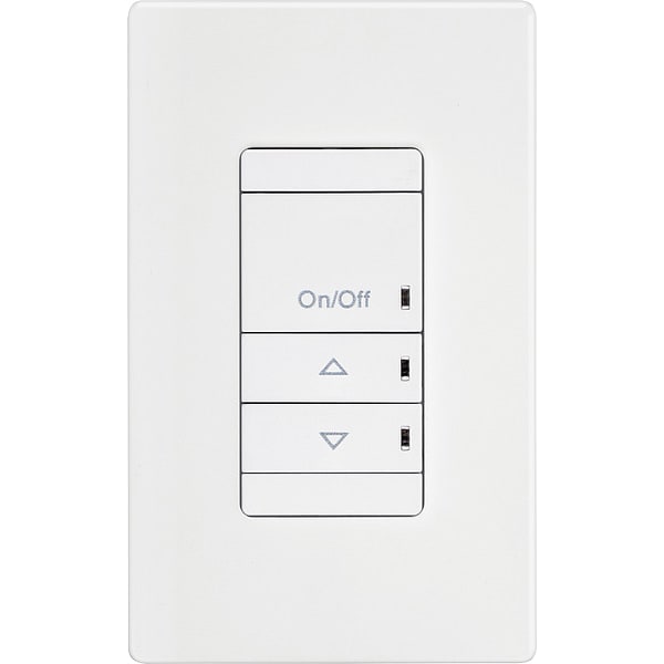 Lithonia Lighting Lighting Dimmer, 3-Way Switch, 120-277VAC - SPODMRA MWO D WH