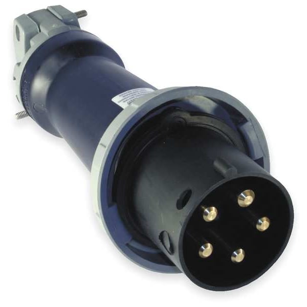 Hubbell IEC Pin and Sleeve Plug, 4P, 5W, 60A, 600V - HBL560P5W