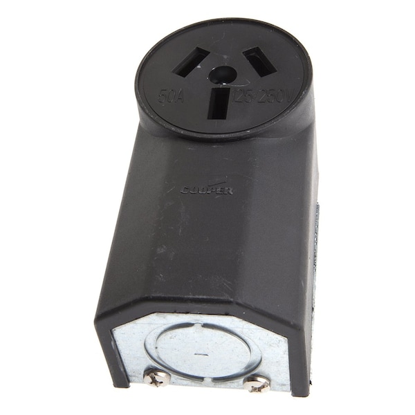 Forney Wall Receptacle With Crowfoot, 220-Volt, 50 Amp, (32535) - 58499