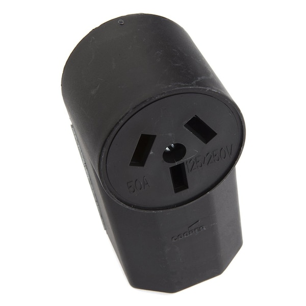 Forney Wall Receptacle With Crowfoot, 220-Volt, 50 Amp, (32535) - 58499